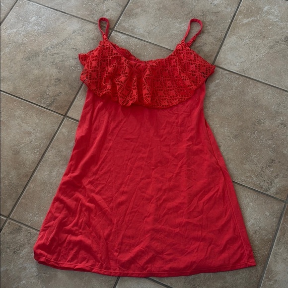 Xhilaration Lace Mini Dress with Spaghetti Straps - Picture 1 of 2